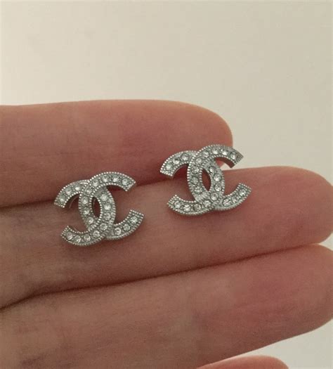 chanel earrings plain|Chanel earrings price list.